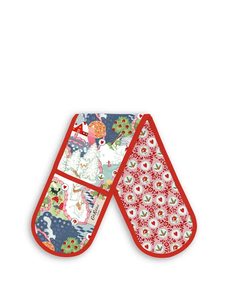 Christmas Journey Double Oven Gloves 1