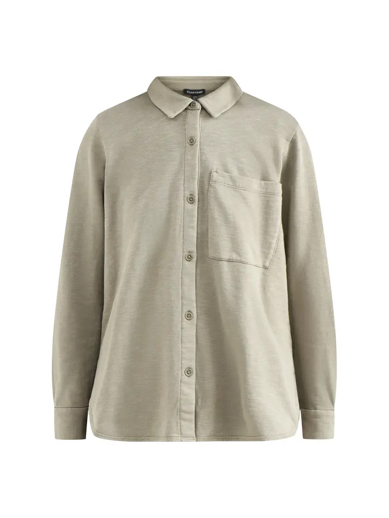 Classic Collar Shirt Khaki 1