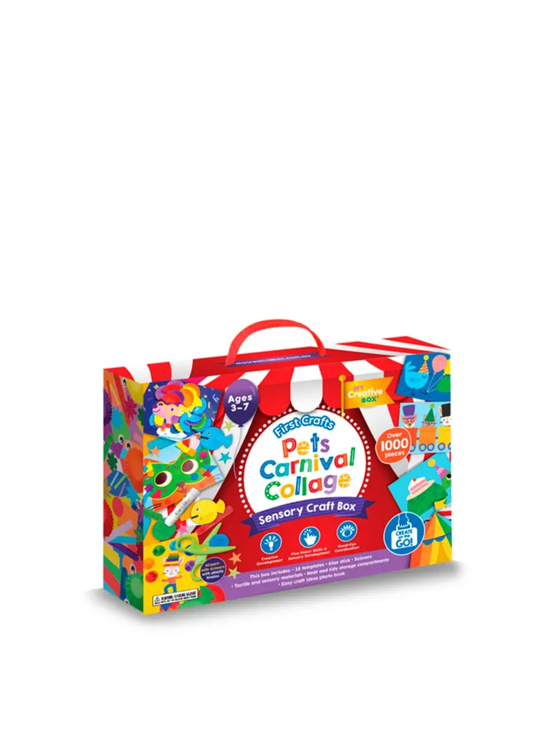 Collage Sensory Craft Box Pets Carnival 1