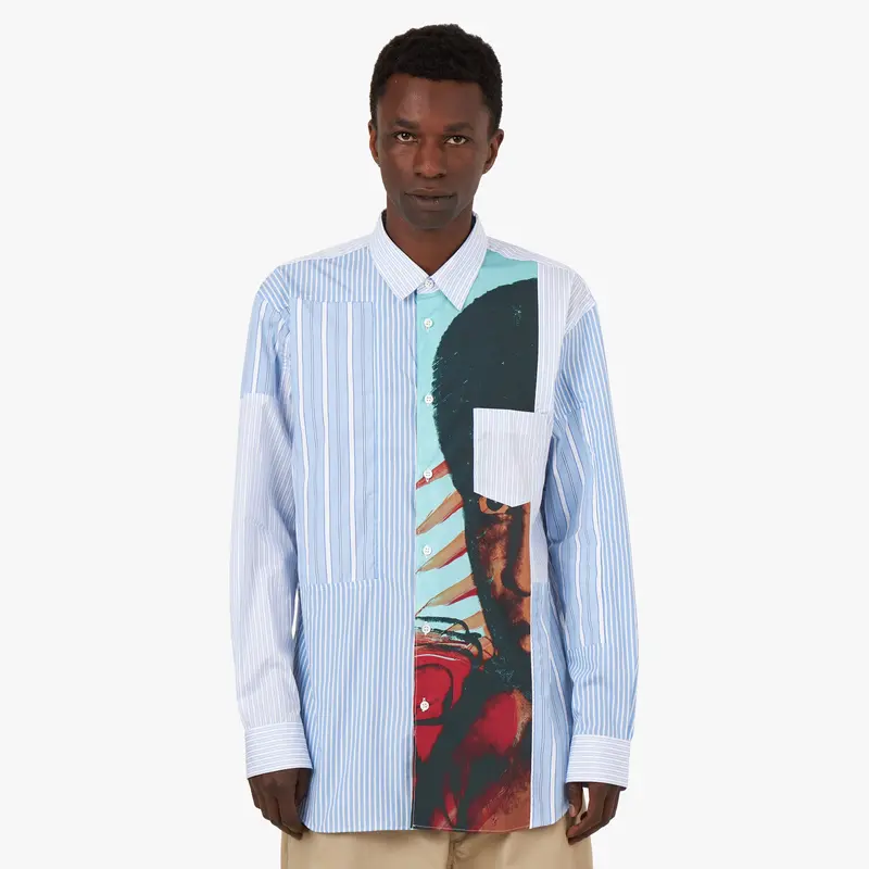 Comme Des Garçons Andy Warhol Cotton Shirt / Stripe 1