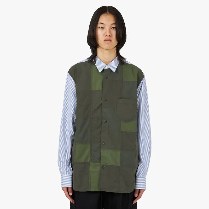 Comme Des Garçons Homme Multi Fabric Shirt / Mix 1