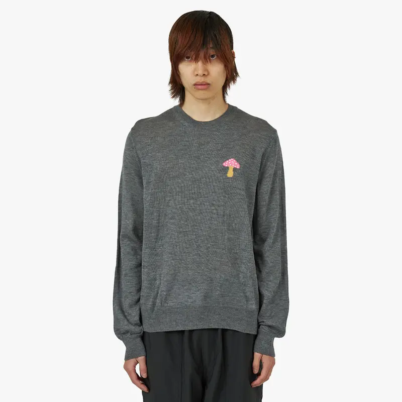 Comme Des Garçons Shirt Brett Westfall Knit Sweater / Brown 1