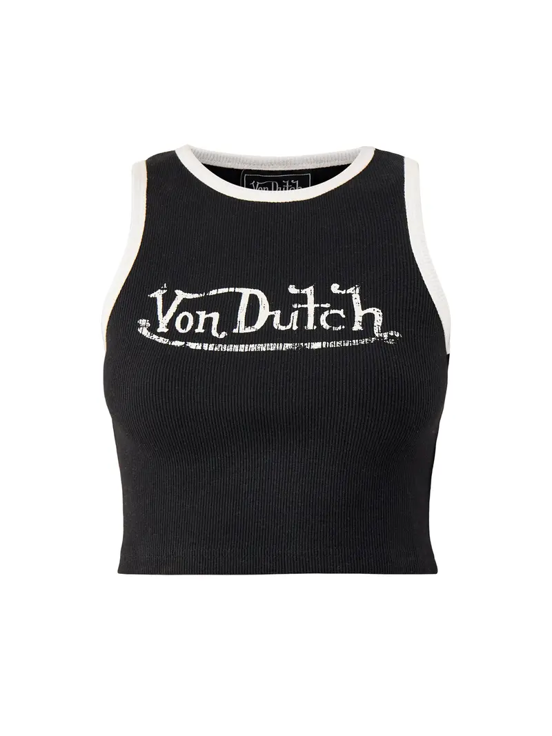 Contrast Tank Black 1