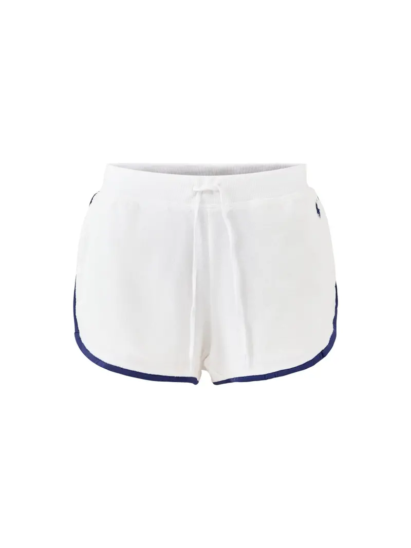 Contrast Trim Terry Shorts 1