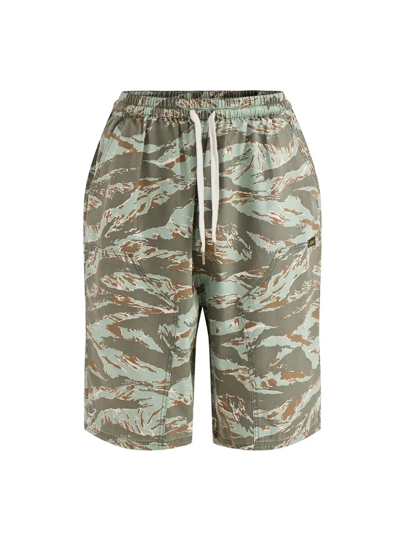 Cotton Casual Shorts Green 1