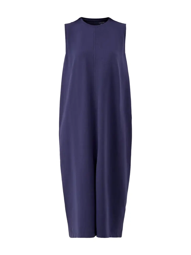 Crew Neck Dress Navy 1