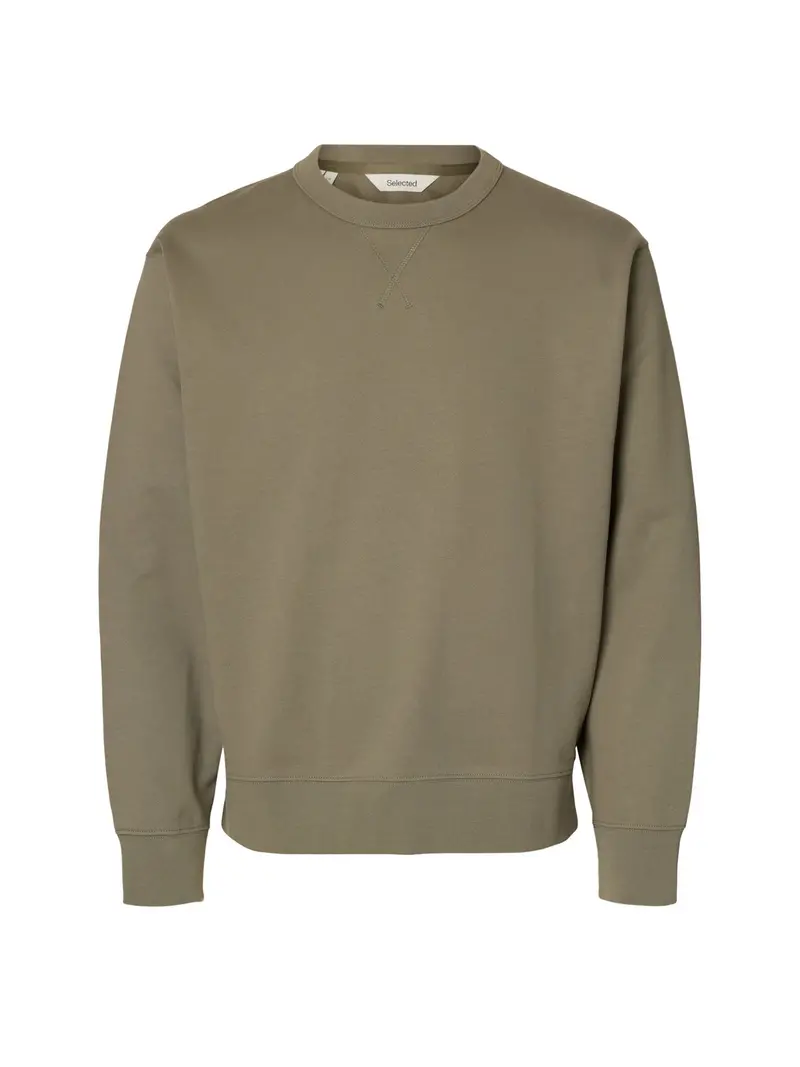 Crew Neck Sweatshirt Green 1
