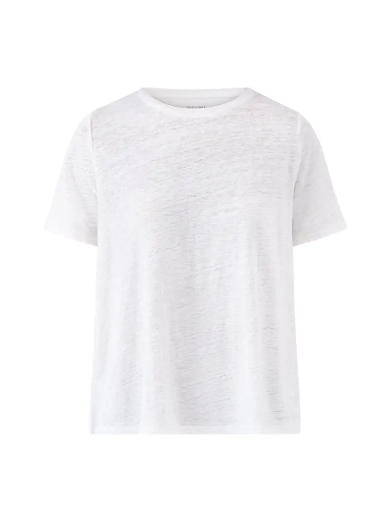 Crew Neck T-Shirt White 1