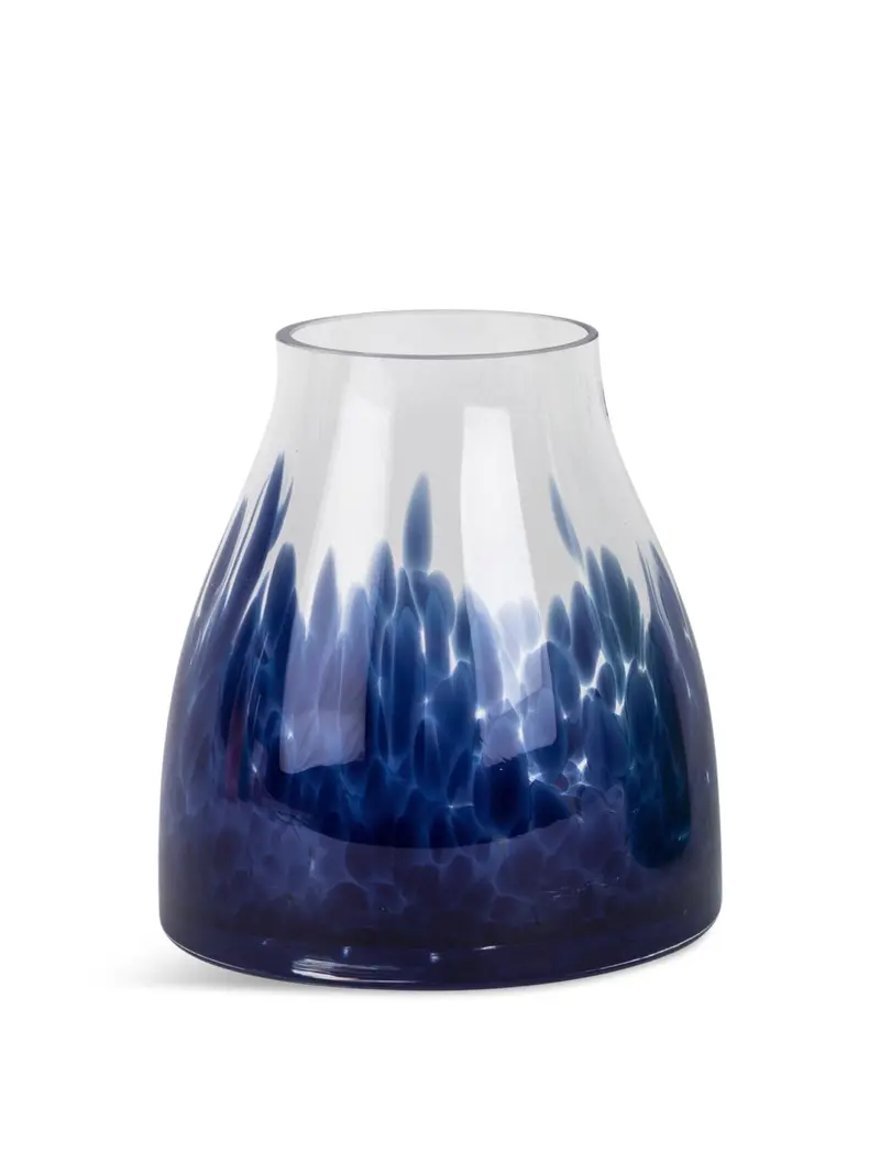 Dapple Vase Blue 1