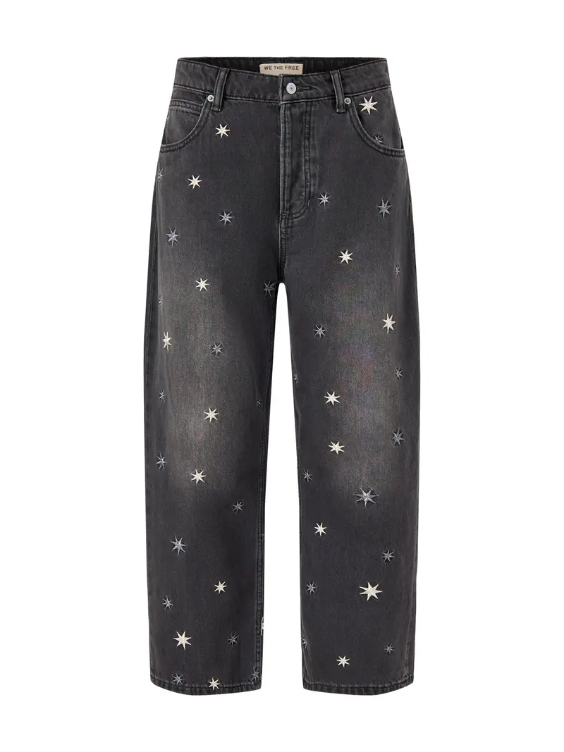 Deep Trance Shine Embroidered Trouser Black 1