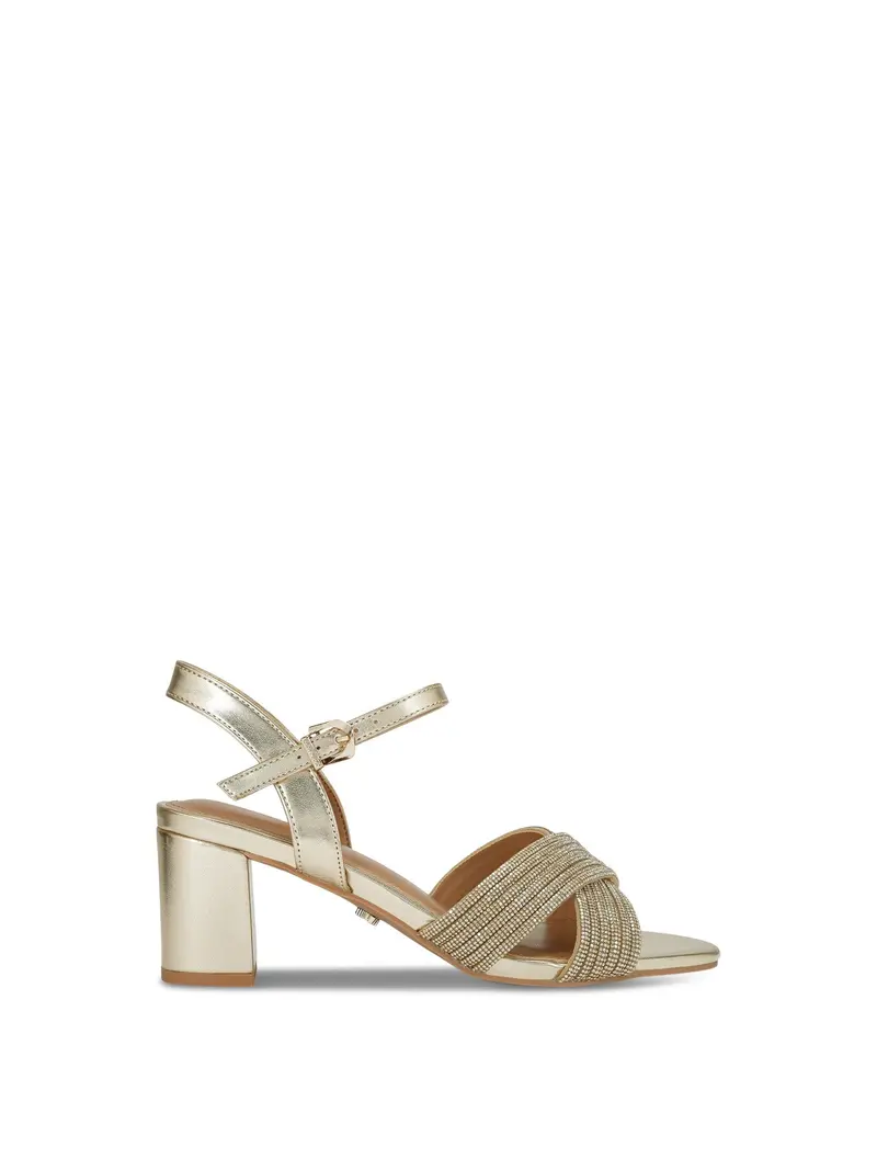 Divine Block Sandals Gold 1