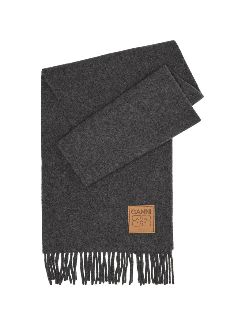 Double Face Wool Scarf Paloma Melange 1