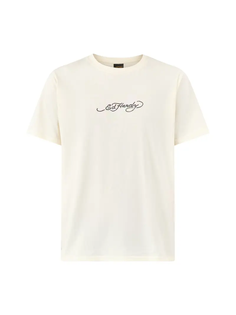 Dragon Panther Graphic T-Shirt Cream 1