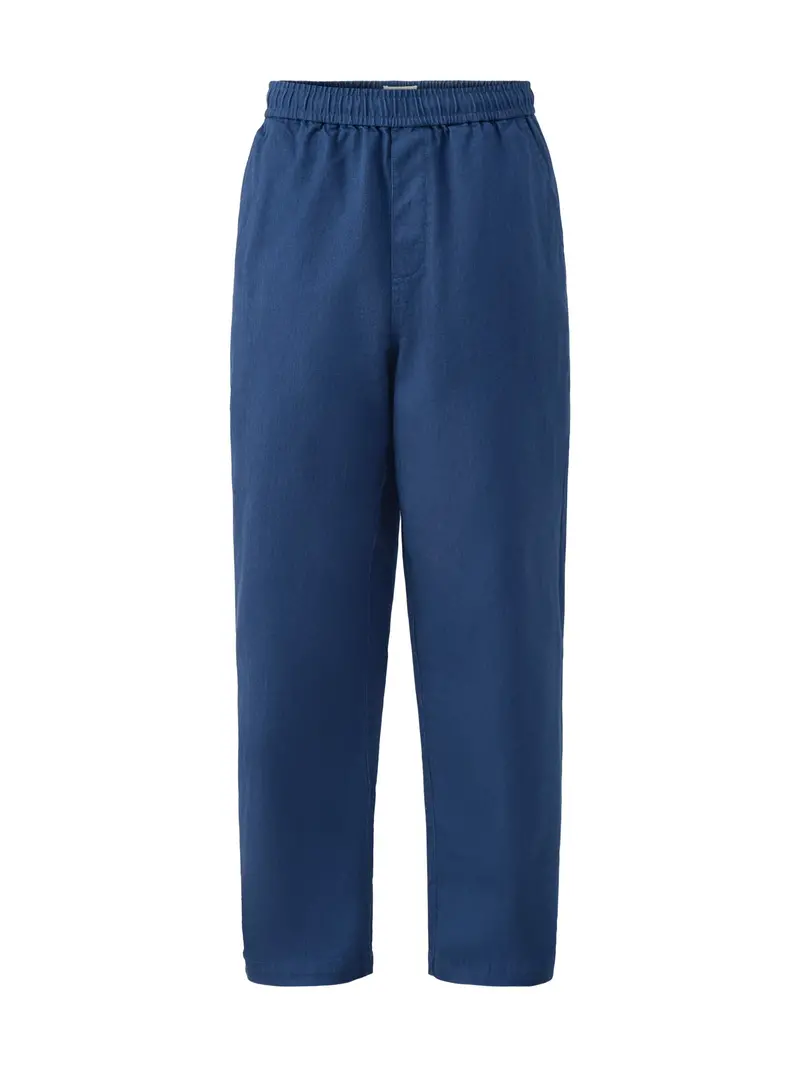 Drawstring Trousers Navy 1