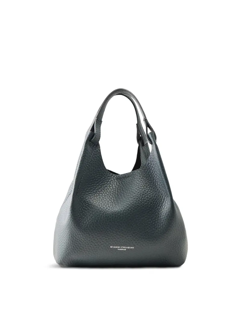 Dua Medium Leather Crossbody Navy 1
