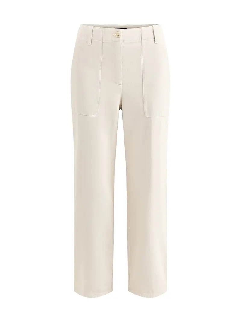 Easy Tapered Pant Cream 1
