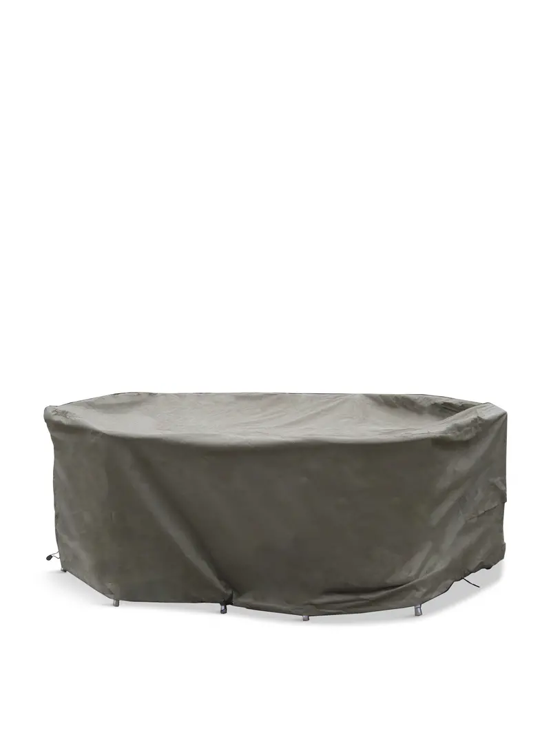 Elliptical Table Set Cover - Khaki 1