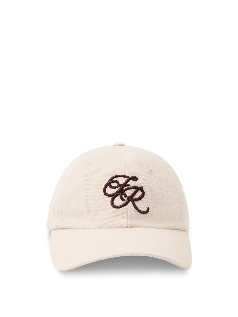 Embroidered Logo Baseball Cap Brown 1