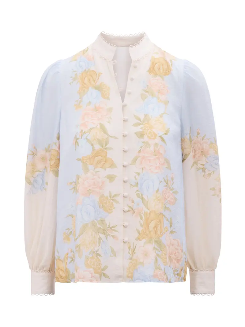 Emma Trimmed Blouse 1