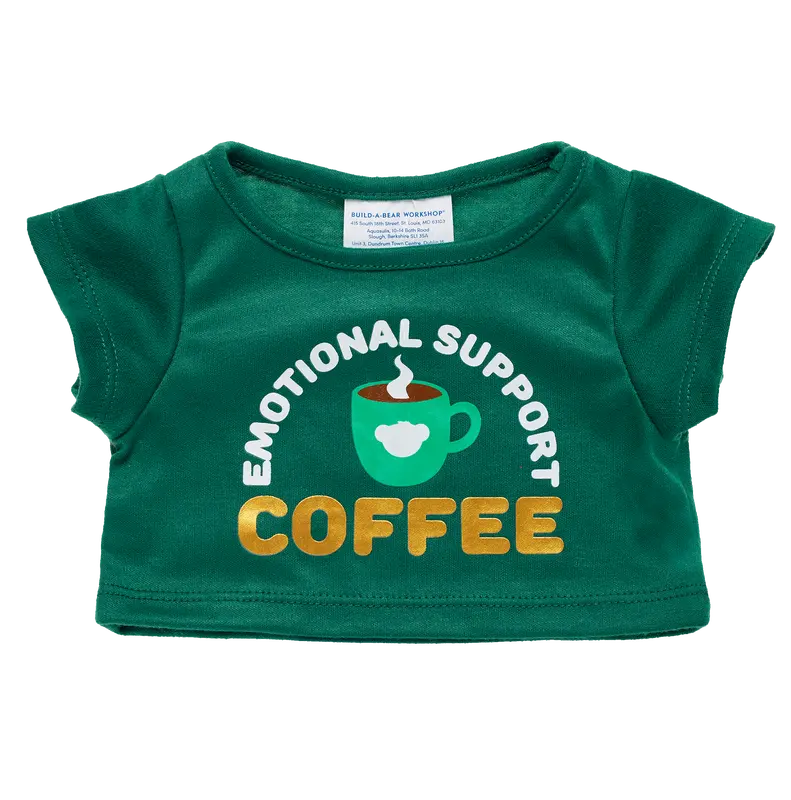 Emotional Support Coffee T-Shirt 1
