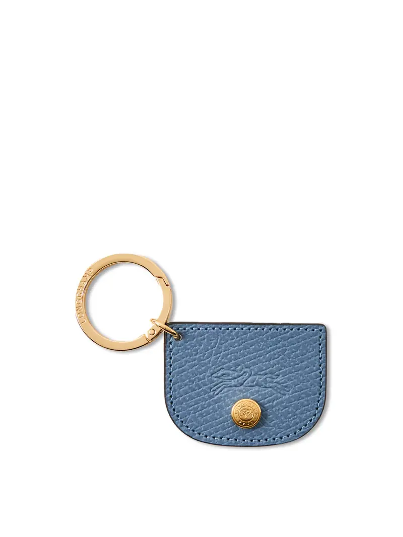 Epure Leather Flag Keyring Slate 1