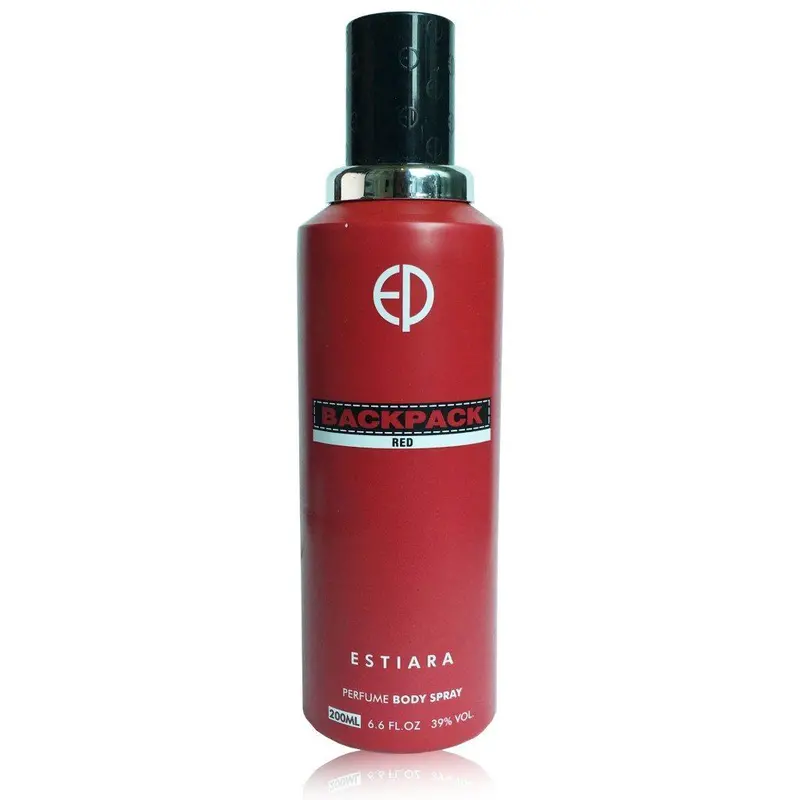 Estiara Backpack Red Perfume Body Spray For Men 200Ml 1
