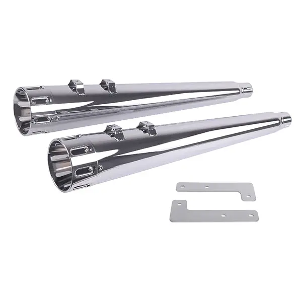 Exhaust Pipes And Mufflers For Yamaha Royal Star Venture And Royal Star Tour Deluxe Models, Deep Rumble Sound 4.4'' 1