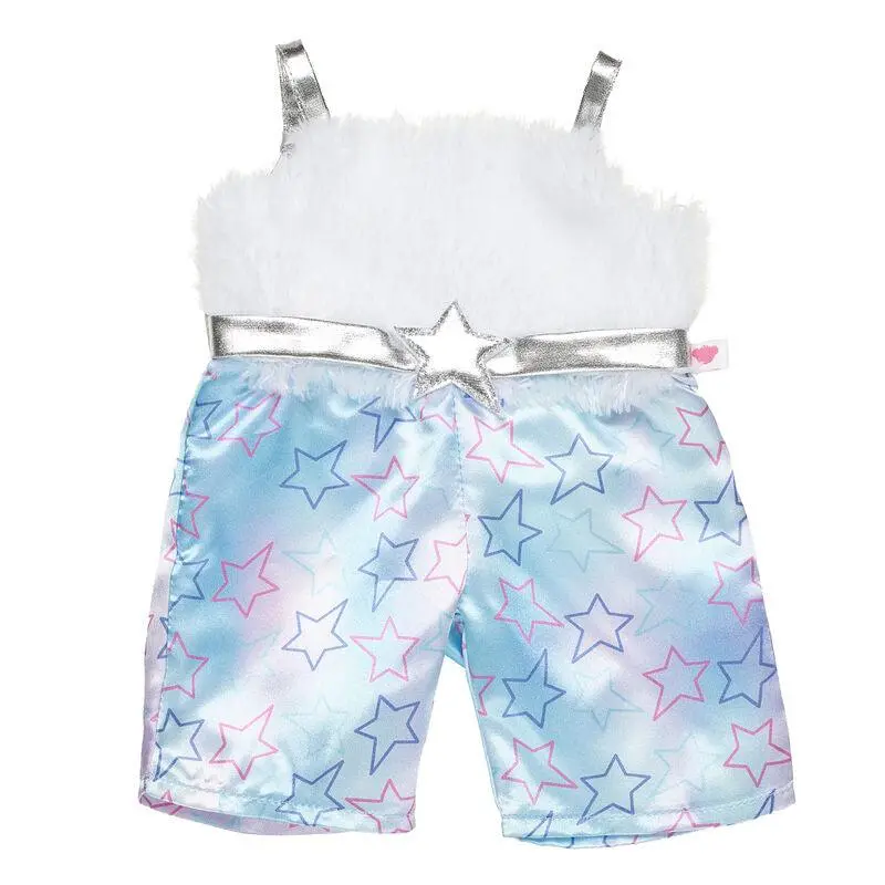 Faux Fur Star Jumpsuit 1