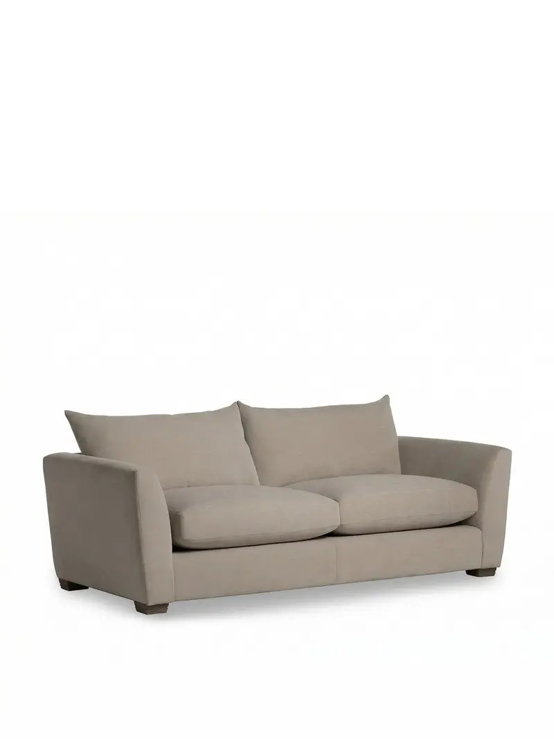 Floyd Neutral Fabric 3 Seater Sofa 1