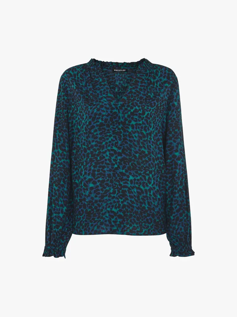 Forest Leopard Carlotta Blouse 1