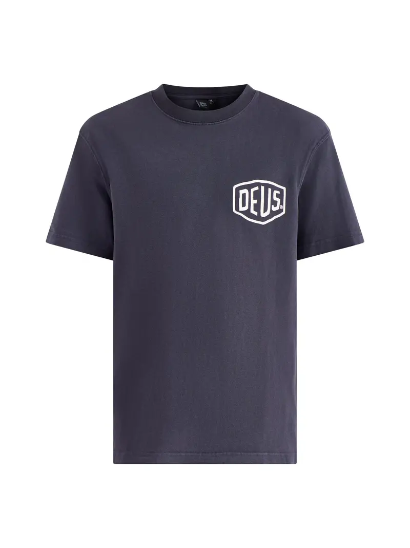 Garment Dyed Organic Cotton T-Shirt Black 1