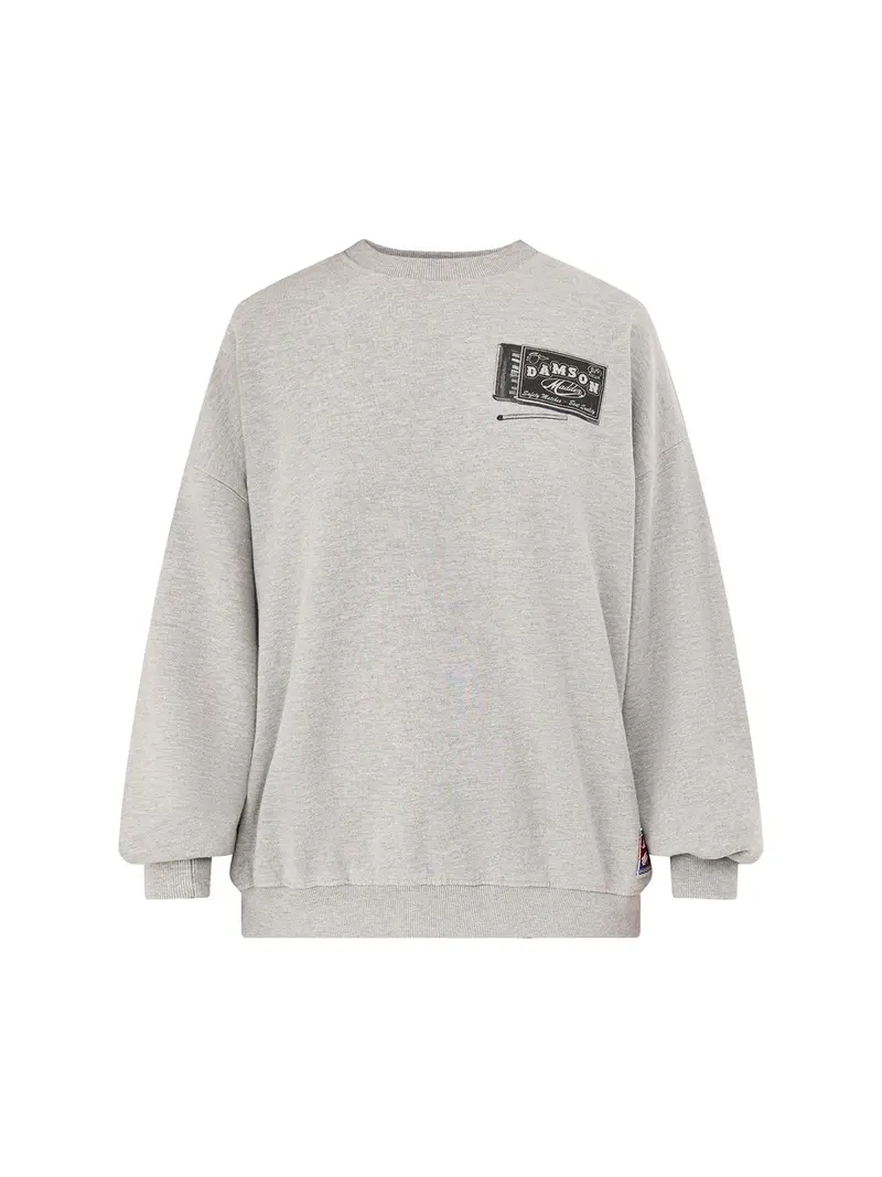 General Store Sweatshirt Grey Marl 1