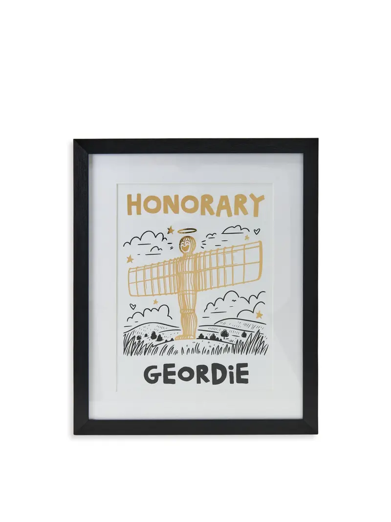 Gold Foil Framed Art Print 1
