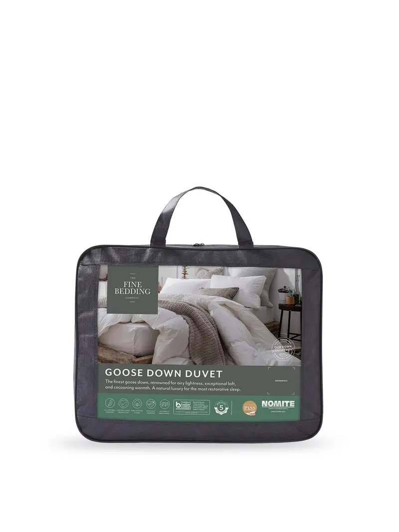 Goose Down All Seasons Duvet White 1