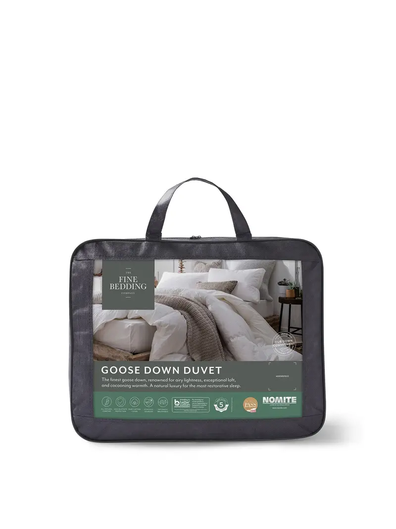 Goose Down Duvet 10.5 Tog White 1
