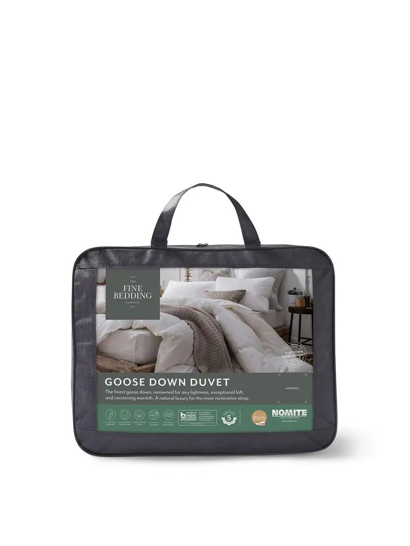 Goose Down Duvet 13.5 Tog White 1