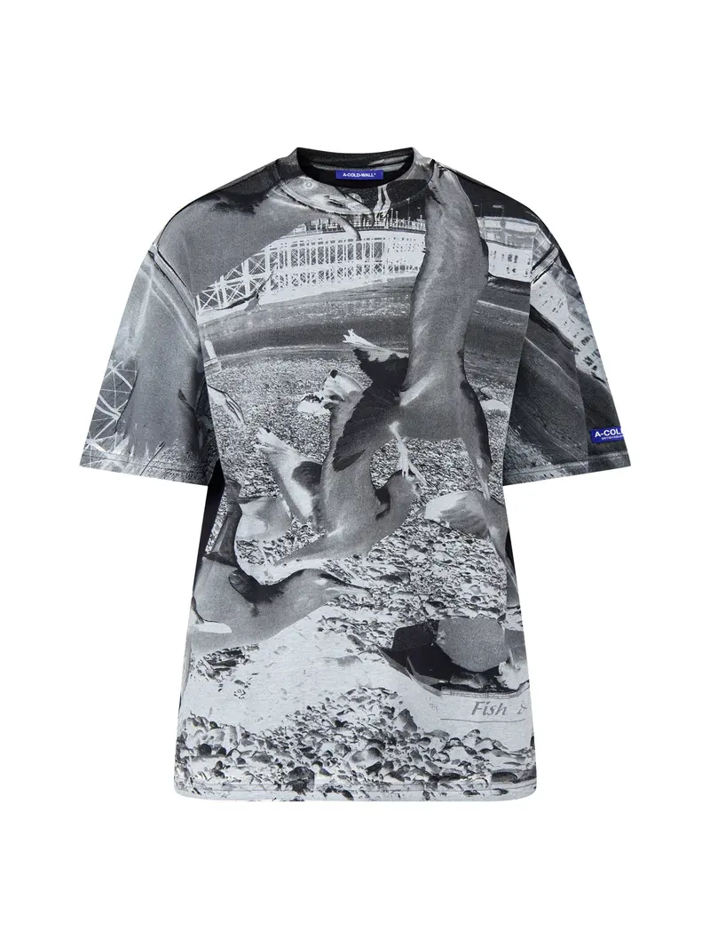 Graphic Cotton T-Shirt Black 1