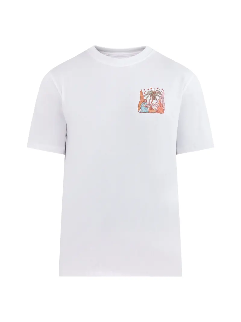 Graphic Cotton T-Shirt White 1