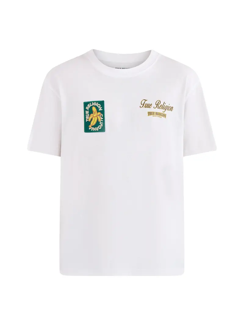 Graphic Cotton T-Shirt White 1