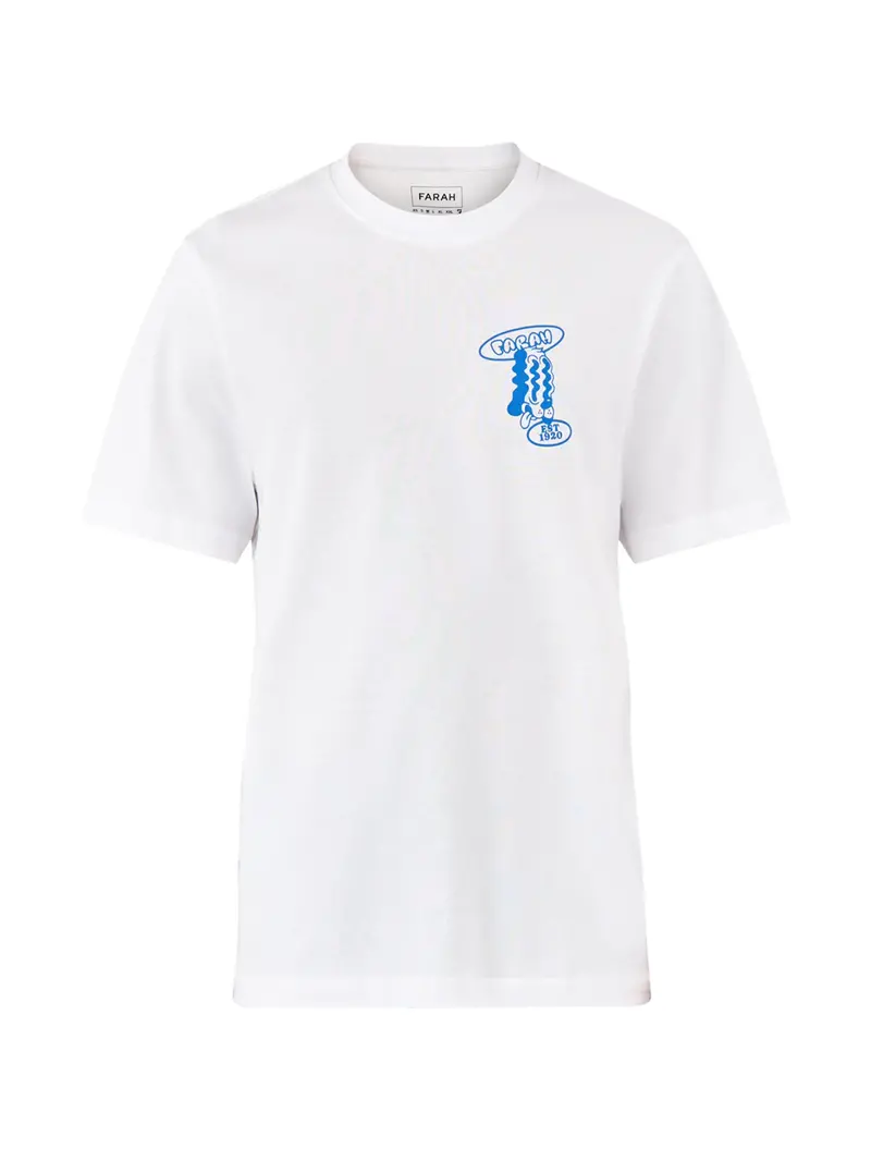 Graphic Organic Cotton T-Shirt White 1
