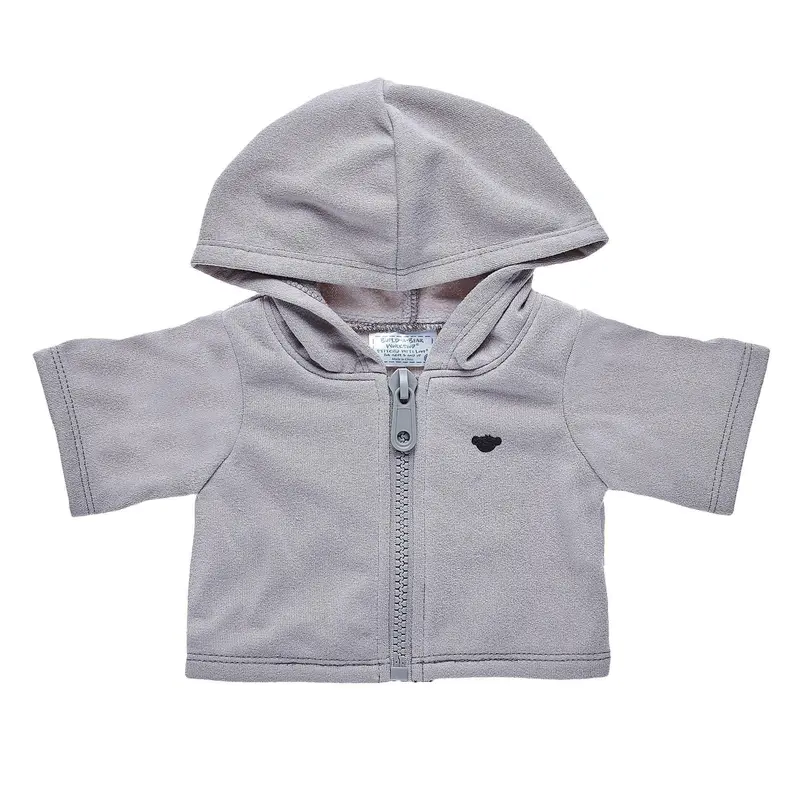 Grey Zip Hoodie 1