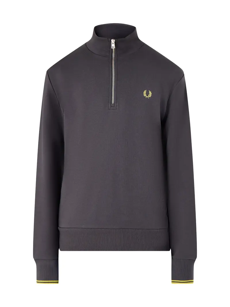 Half Zip Sweatshirt Grey 1