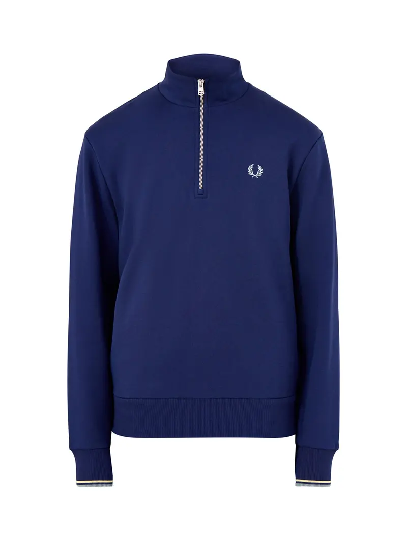 Half Zip Sweatshirt Navy 1