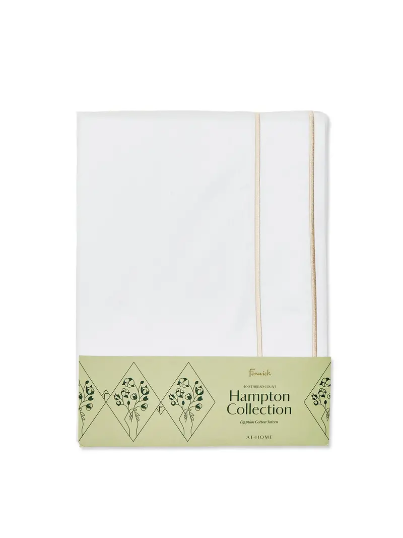 Hampton Duvet Cover Double White 1