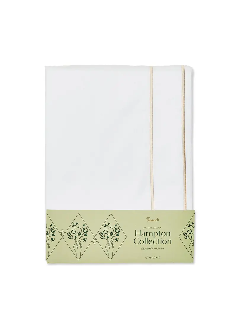 Hampton Duvet Cover King White 1