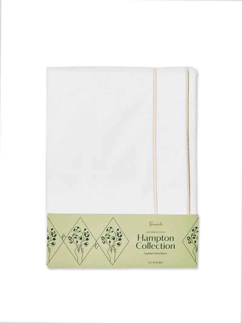 Hampton Duvet Cover Superking White 1