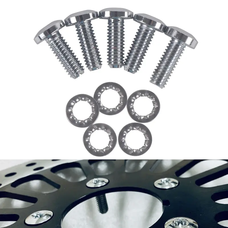 Hardened Front Rotors Torx Bolts For Harley Brake Rotors, Oem 43655 Brake Parts 1