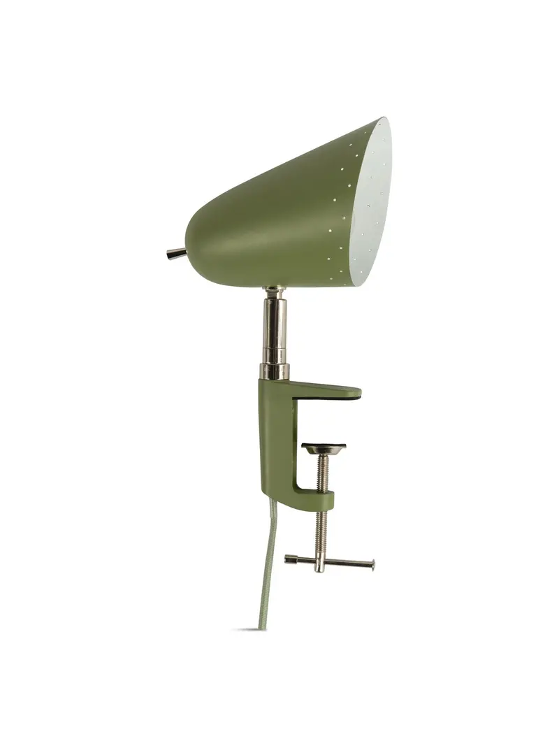 Helsinki Clamp Wall/ Table Lamp Sage 1