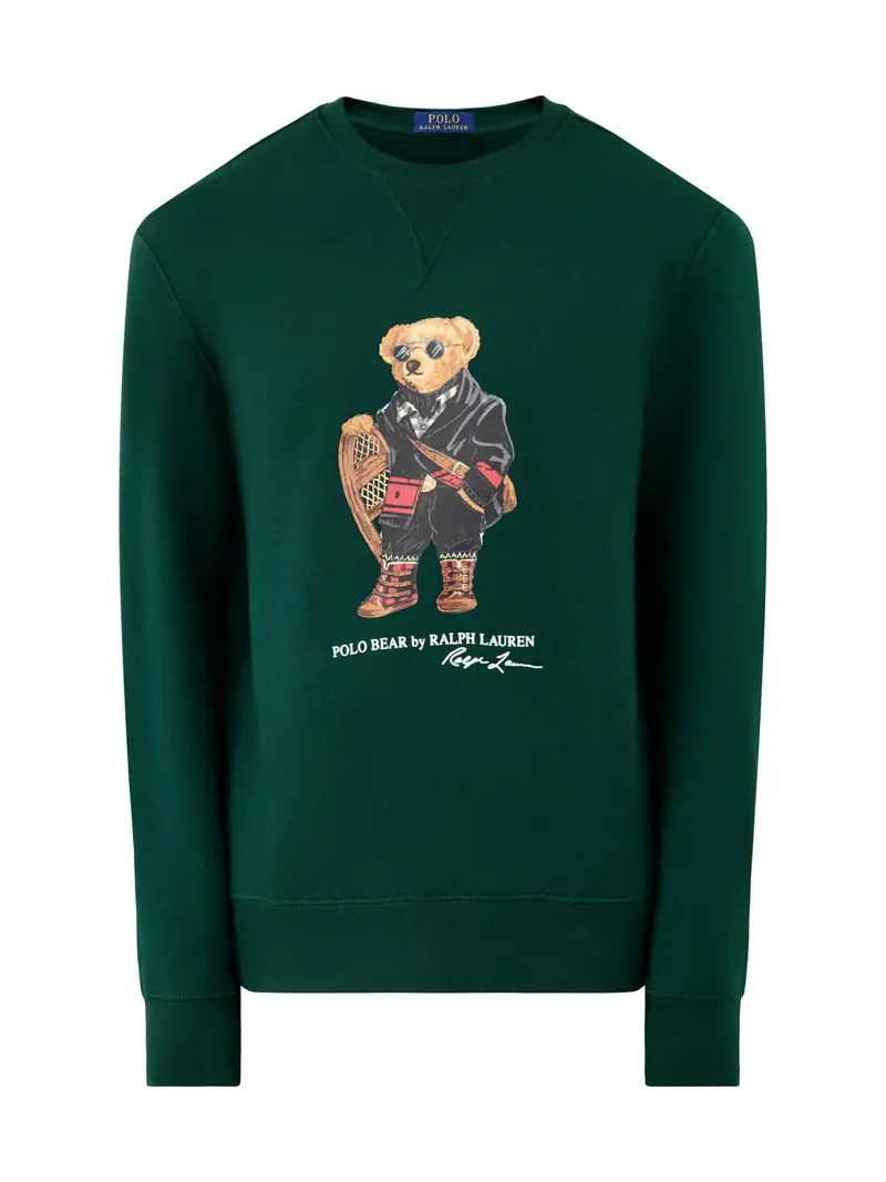Holiday Bear Sweatshirt Green 1