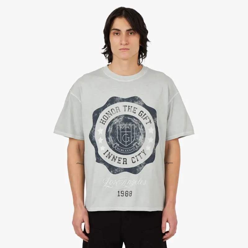 Honor The Gift Htg Seal Logo T-Shirt / Stone 1